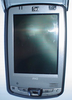 [Really bad picture of the Hewlett Packard iPaq hx2490b]