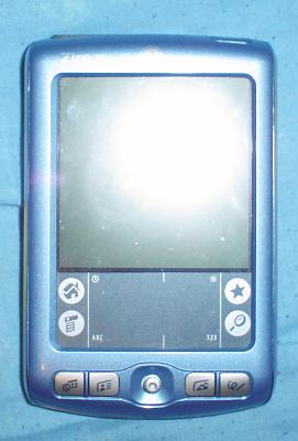 [Really bad picture of the Palm Zire 71]