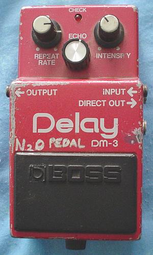 [Picture of the Boss DM-3 Analogue Delay]