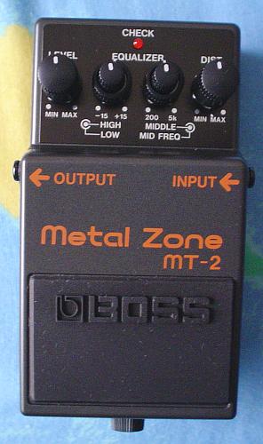 [Picture of the Boss MT-2 Metal Zone]
