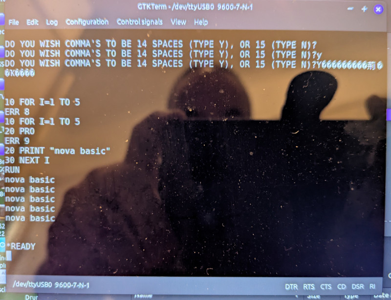 [Really bad picture of Single User Basic.]